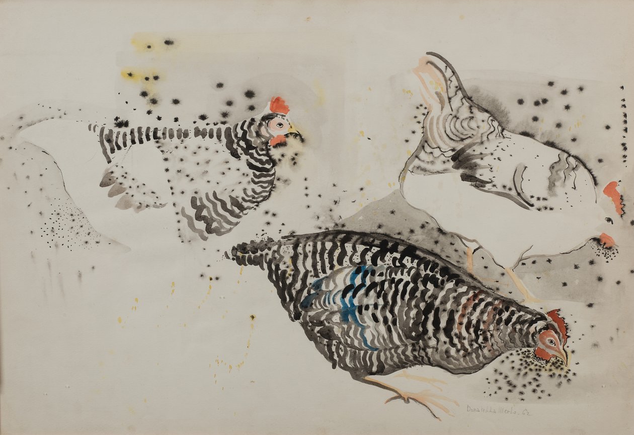 Three chicken by Donatella Merlo