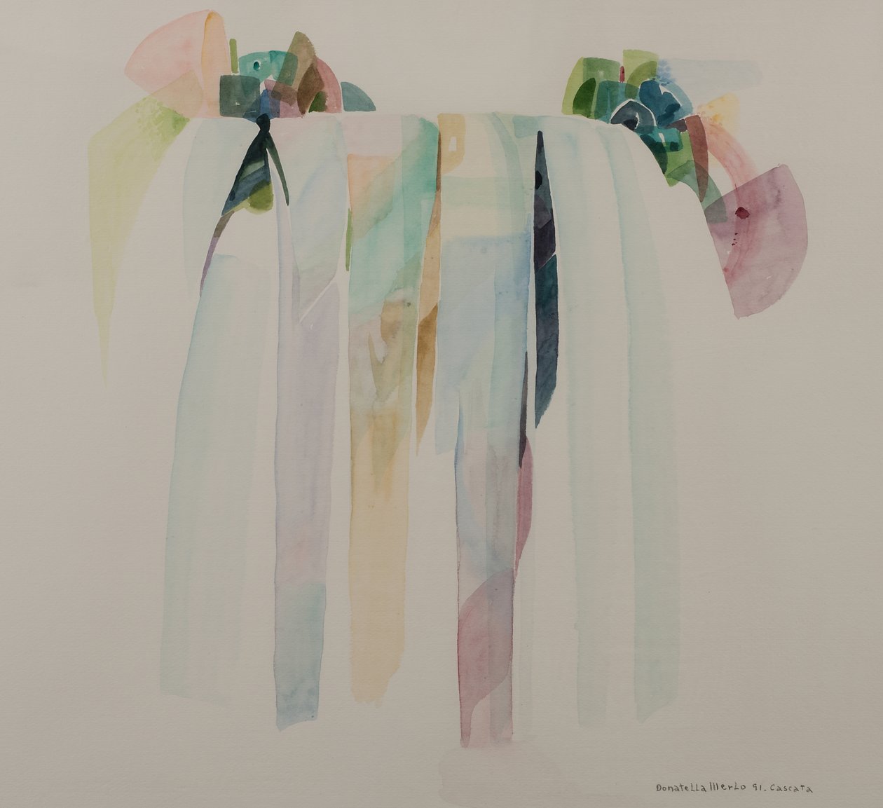 White Waterfall by Donatella Merlo