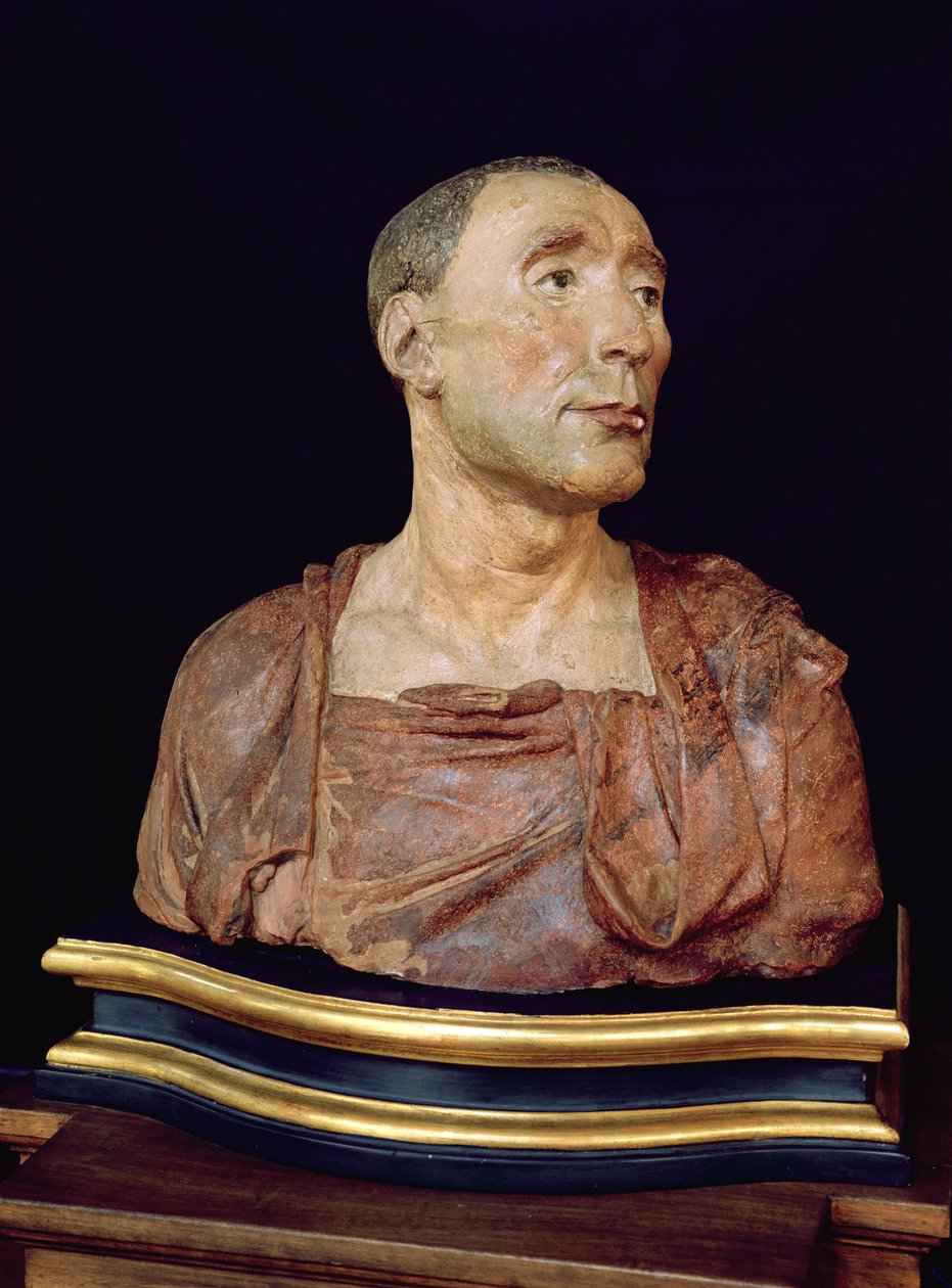 Portrait bust of Niccolo da Uzzano (1359-1431) by Donatello