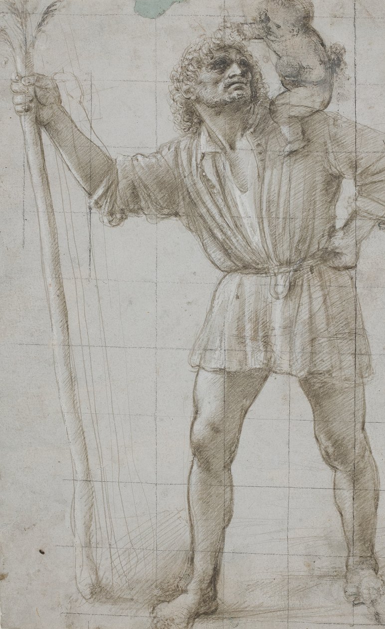 St. Christopher with the Infant Jesus by Donato Bramante
