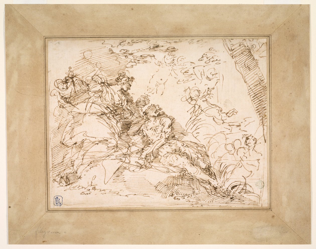 Rinaldo and Armida by Donato Creti