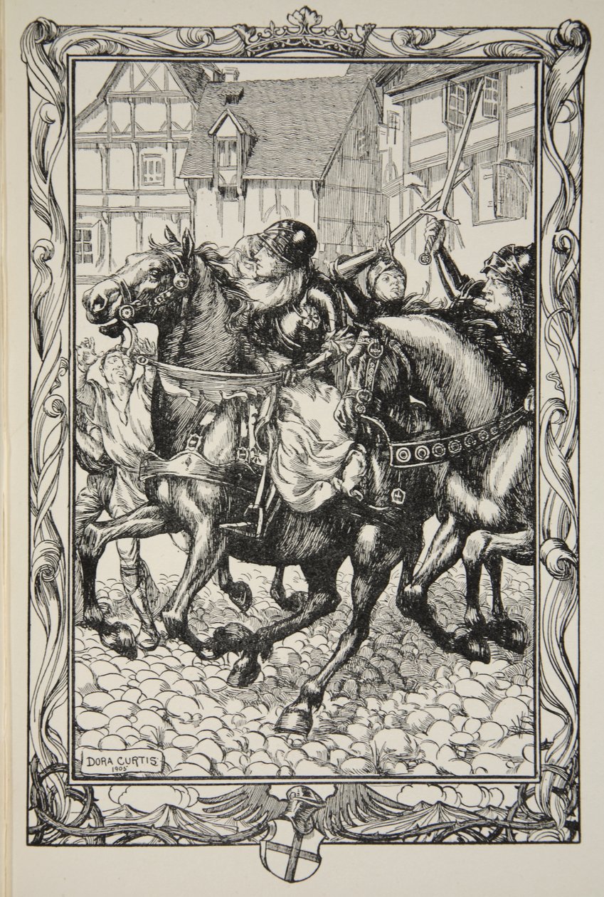 Rushed Upon the Astonished Throng, illustration from 
