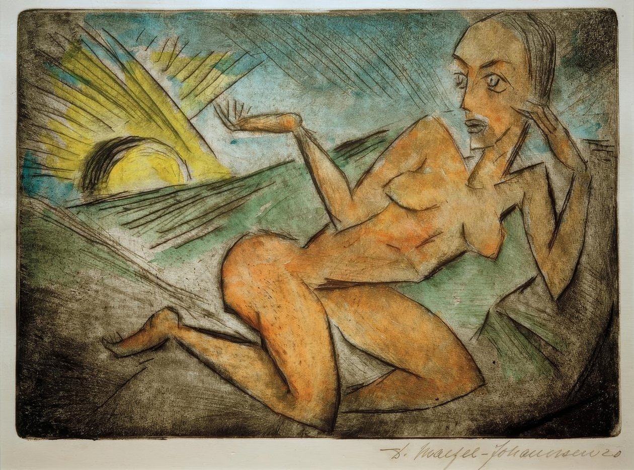 Nude in the Dunes by Dorothea Mätzel Johannsen