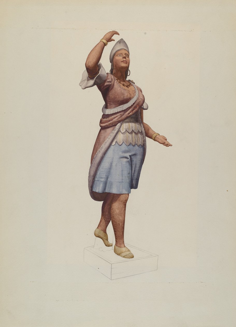 Cigar Store Indian by Dorothy Hay Jensen