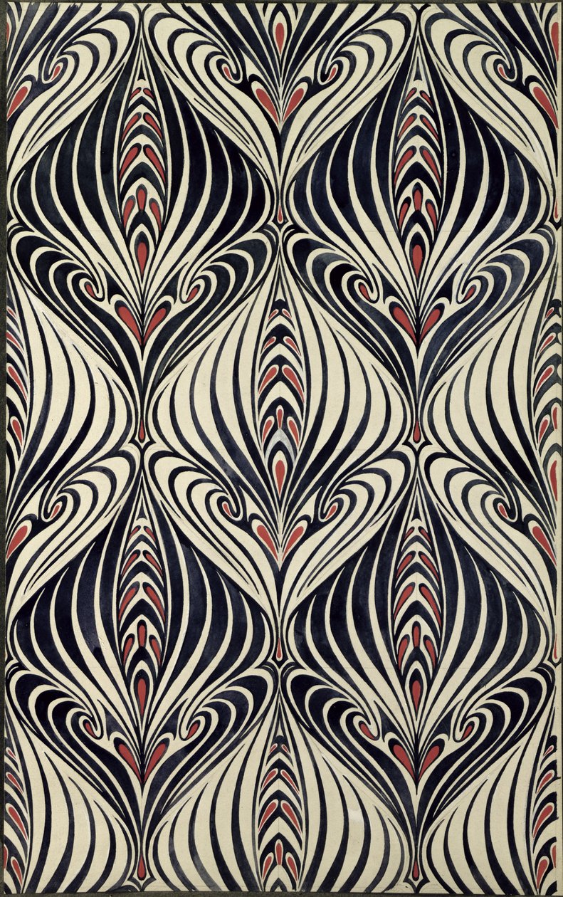 Design for a printed textile by Douglas B. Cockerell