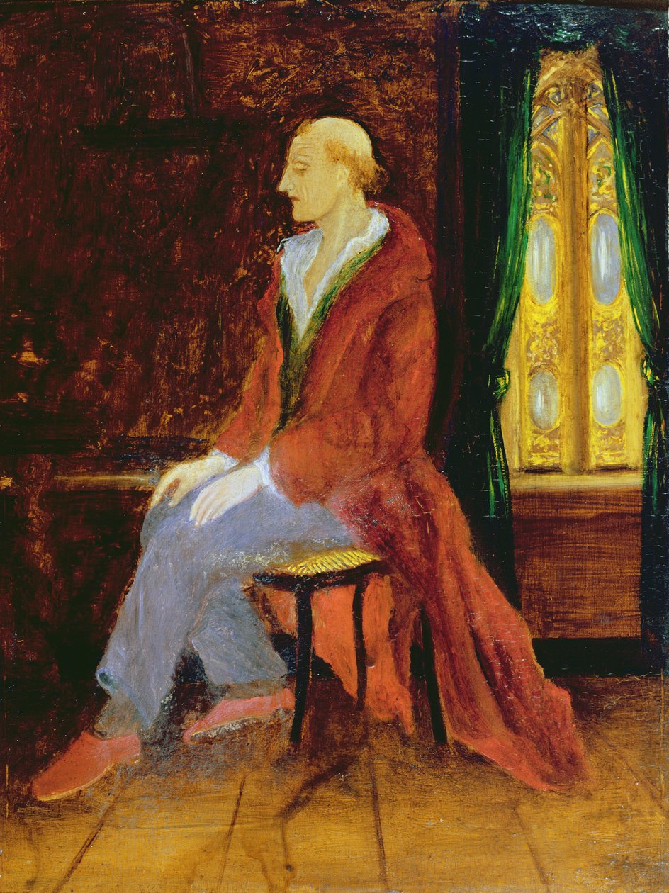 A Seated Madman by Dr. Max Simon