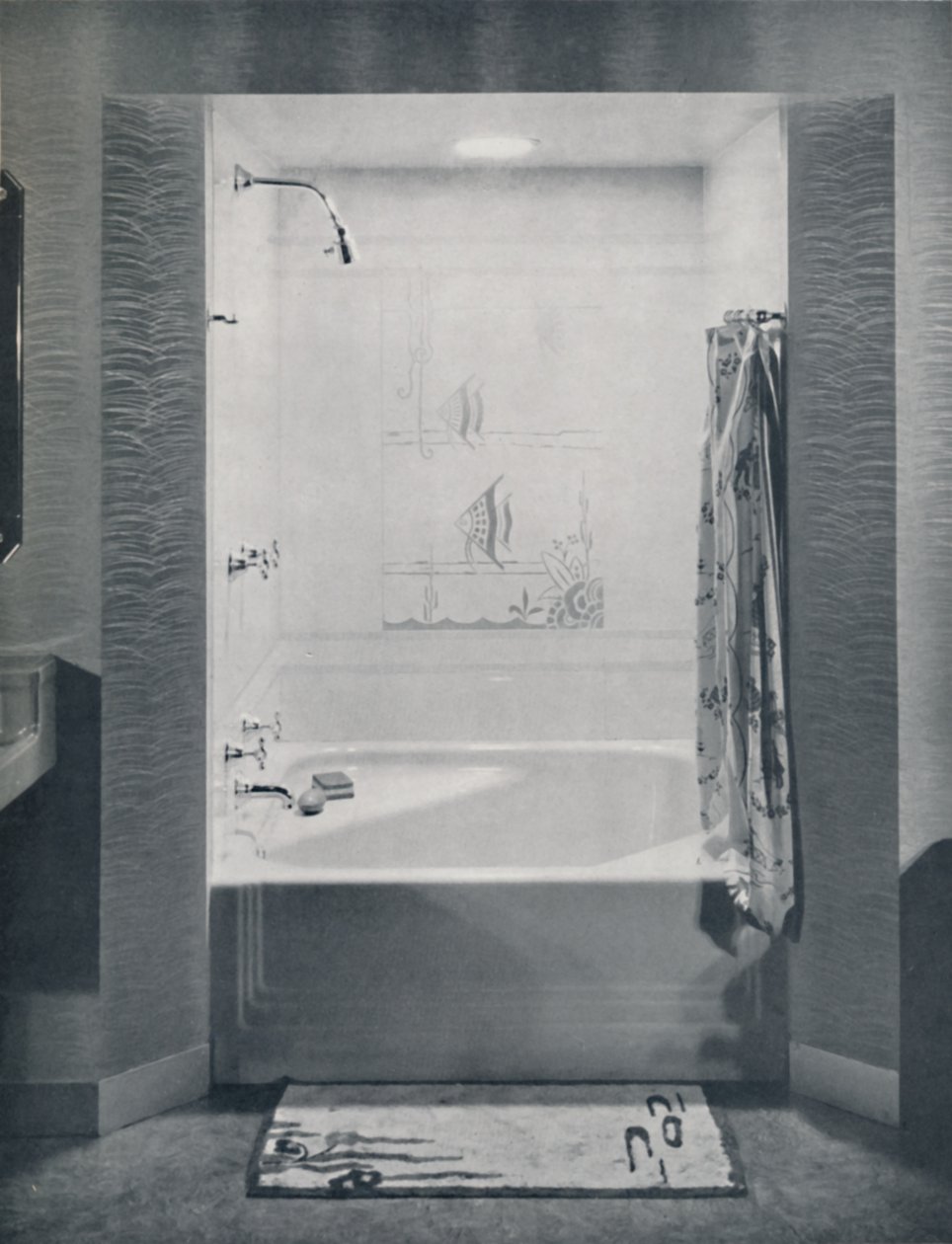 New Four Foot Square Neo-Angle Bath by Drix Duryea