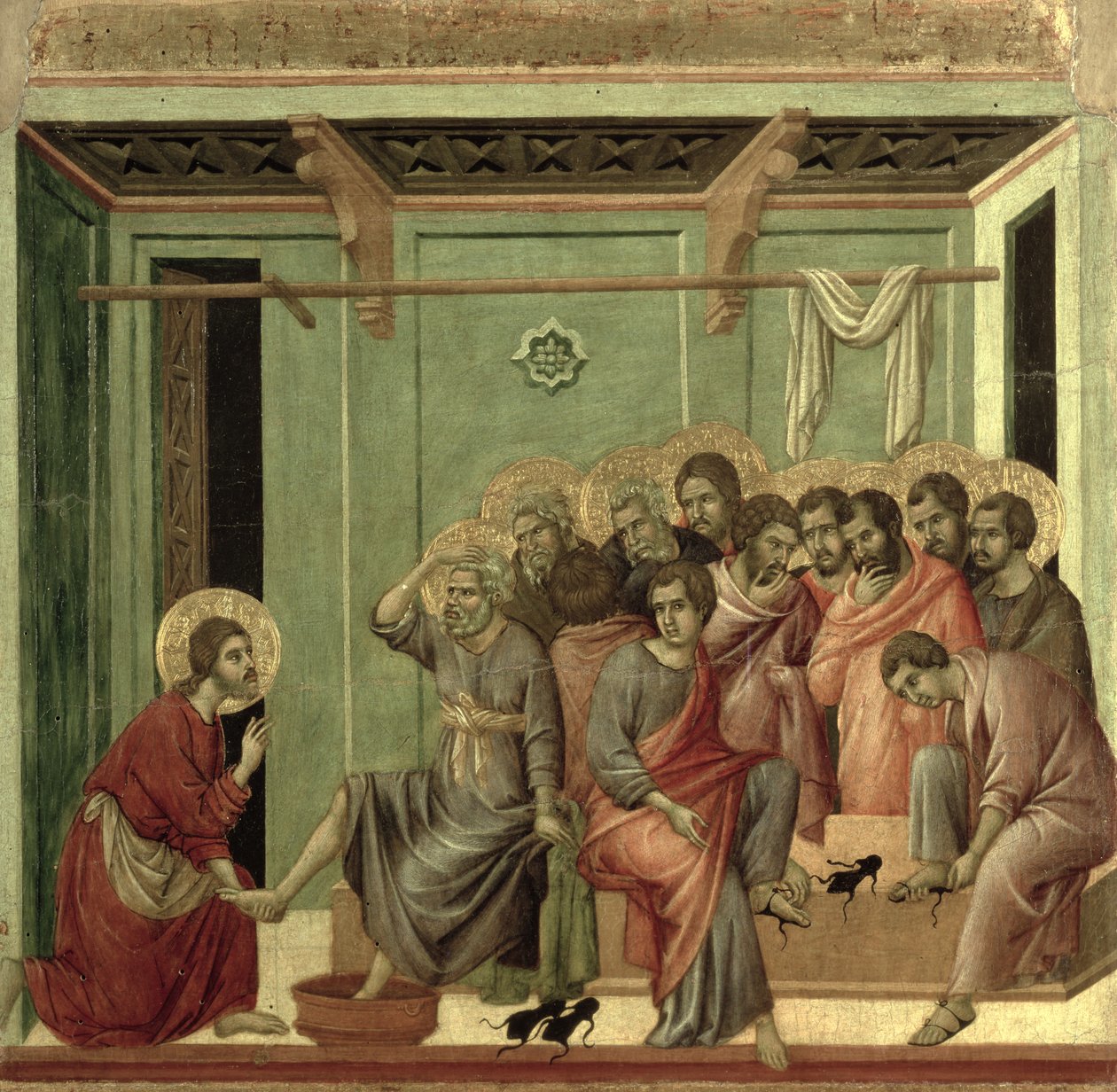 Maesta: Christ Washing the Disciples