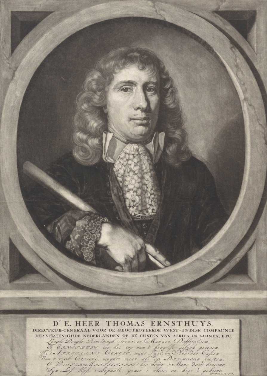 Portrait of Thomas Ernsthuys by Dutch School