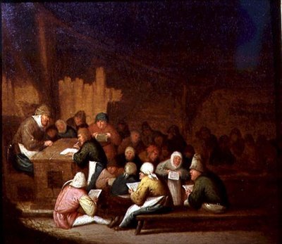 School Interior by Dutch School
