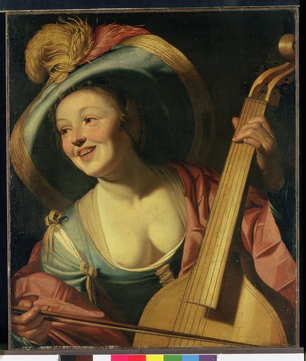 The Viola da Gamba Player by Dutch School