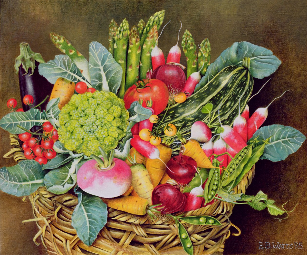 Summer Vegetables, 1995 by E.B. Watts