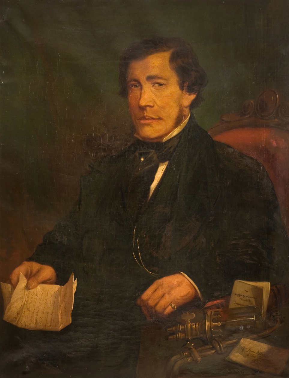 Portrait of James Fern Webster, 1862 by EH Bolt