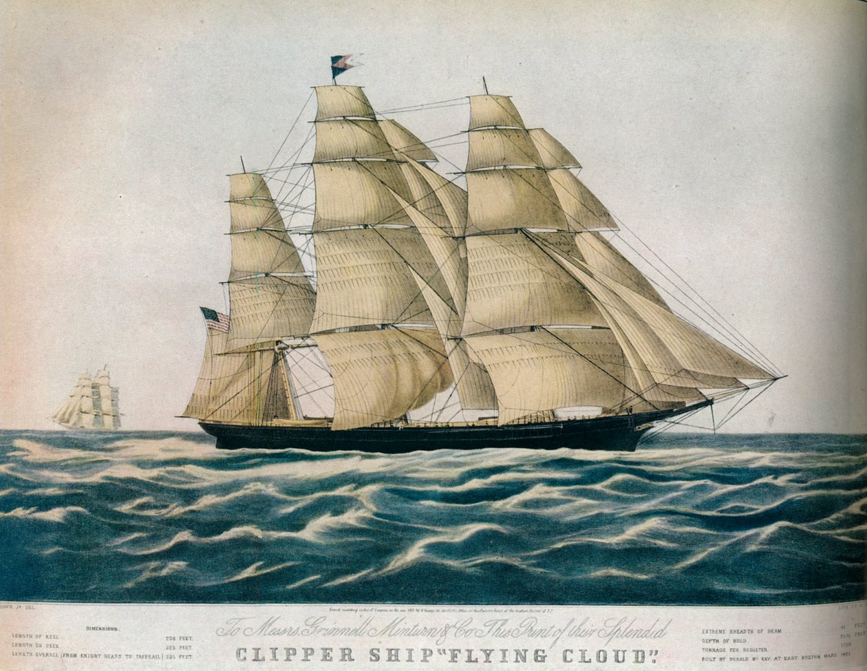Clipper Ship: Flying Cloud by E Brown Jr