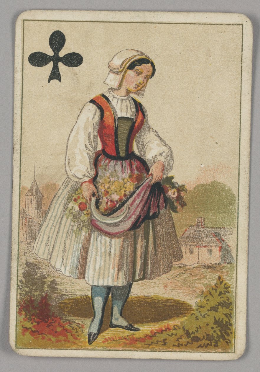 Queen of Clubs by E. Le Tellier