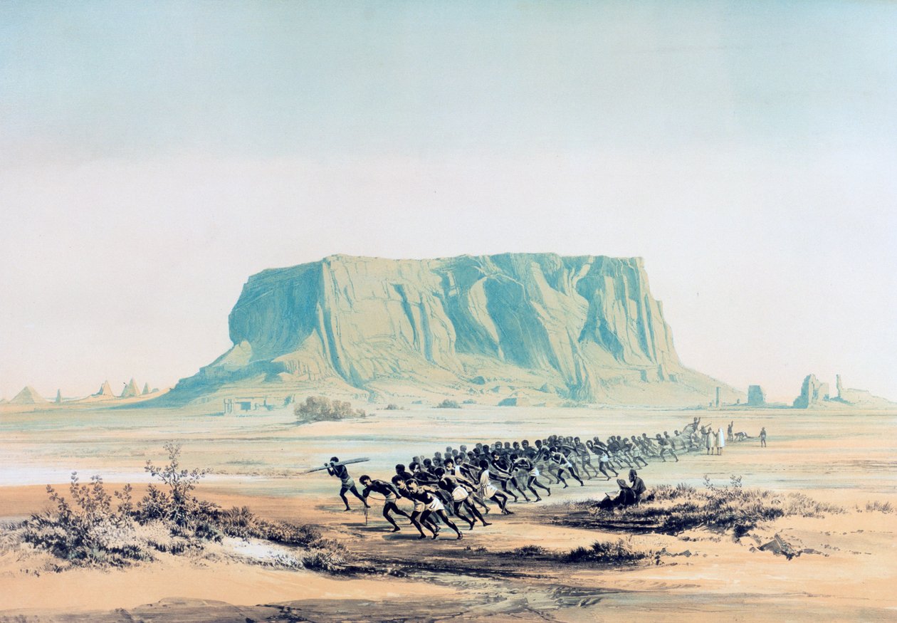 View of Mount Barkal, Sudan by E Weidenbach