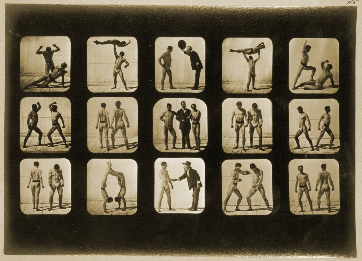 Athletes Posturing, from the 