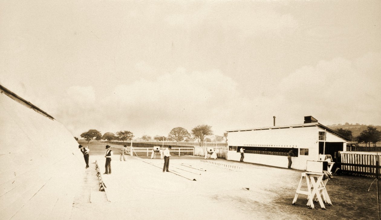 General view of experiment track, background and cameras used to shoot the 