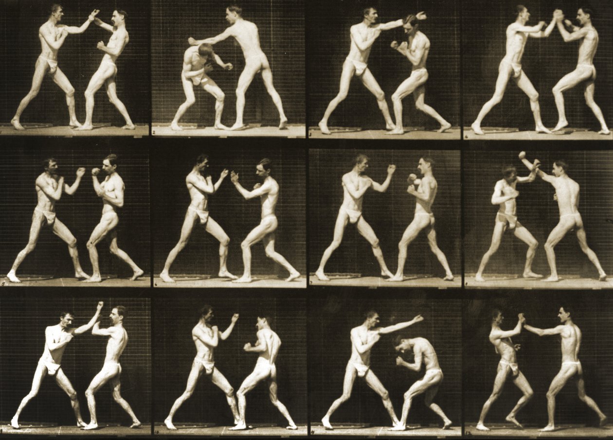 Two Men Boxing, from the 