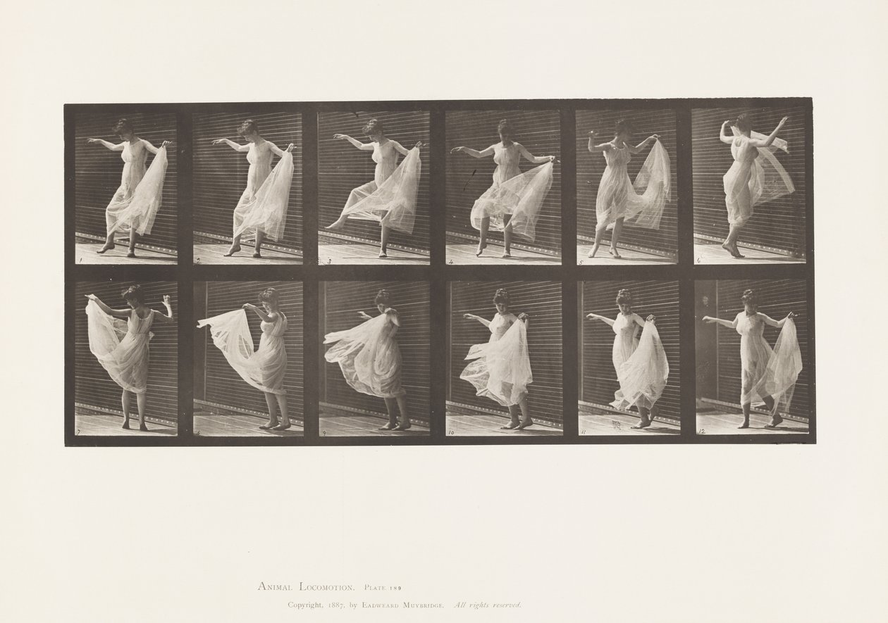Dancing (fancy) by Eadweard Muybridge
