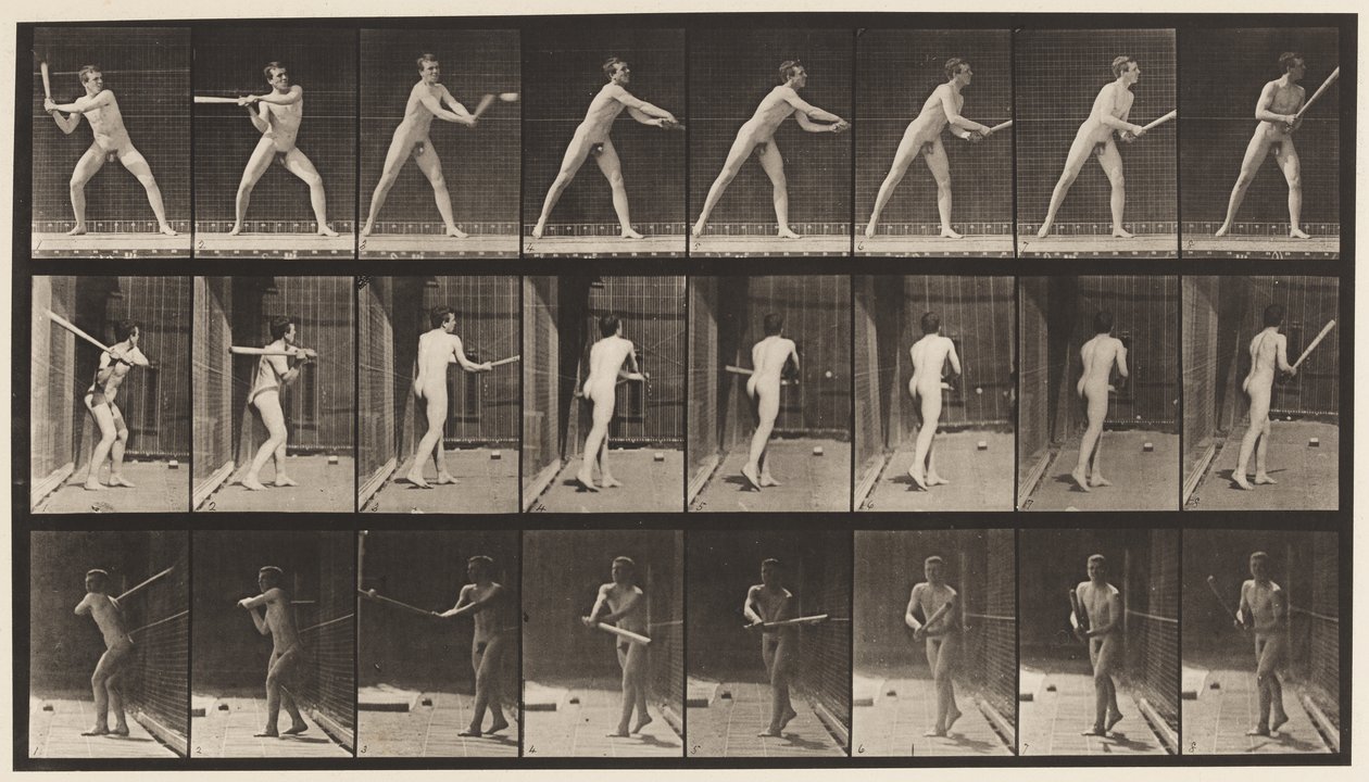 Base-ball; Batting by Eadweard Muybridge