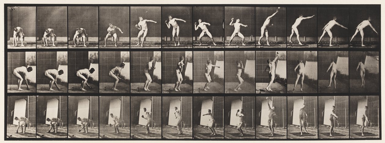 Putting the Shot by Eadweard Muybridge