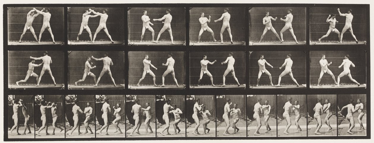 Plate 329. Boxing; (Shoes) by Eadweard Muybridge