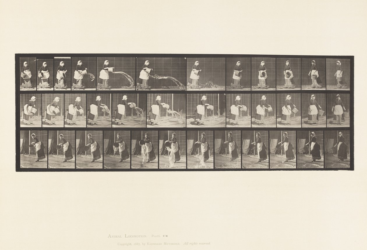 Emptying Bucket of Water by Eadweard Muybridge