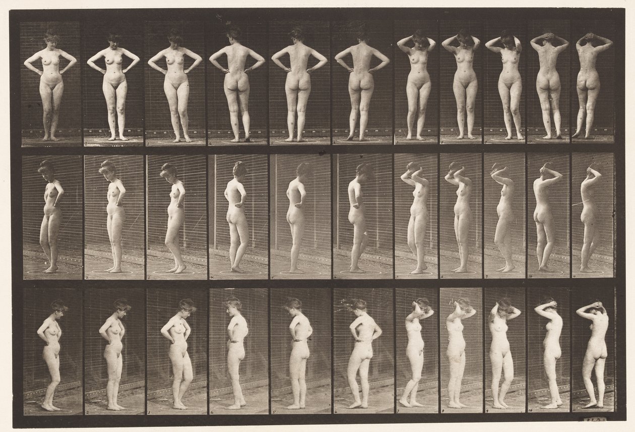 Plate 531. Various Poses by Eadweard Muybridge
