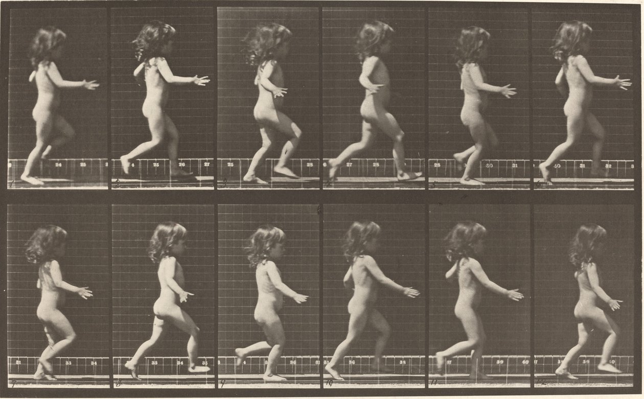 Plate Number 469. Child Running by Eadweard Muybridge
