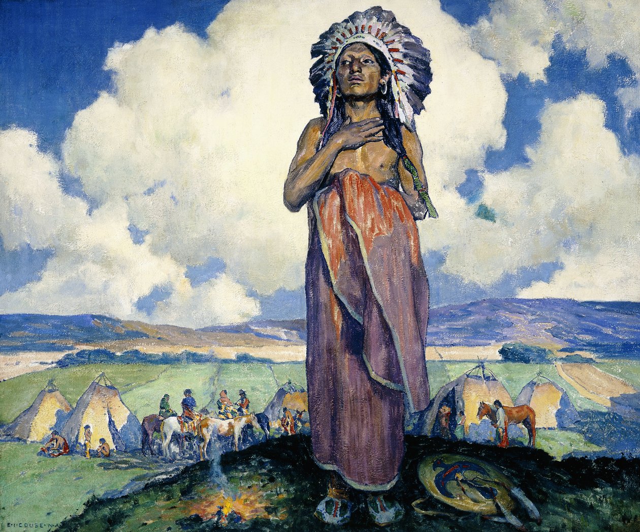 The Chief by Eanger Irving Couse