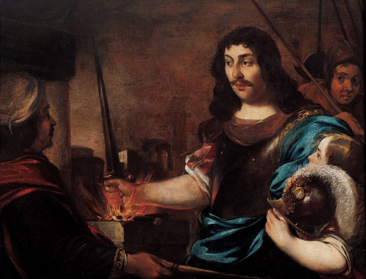 The Heroism of Caius Mucius Scaevola by Eberhart Keilhau