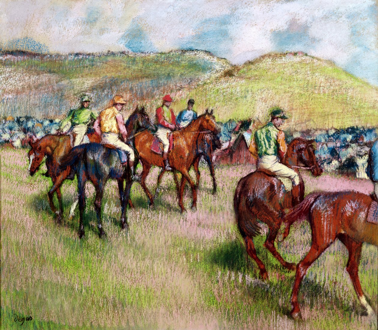 Before the Race by Edgar Degas