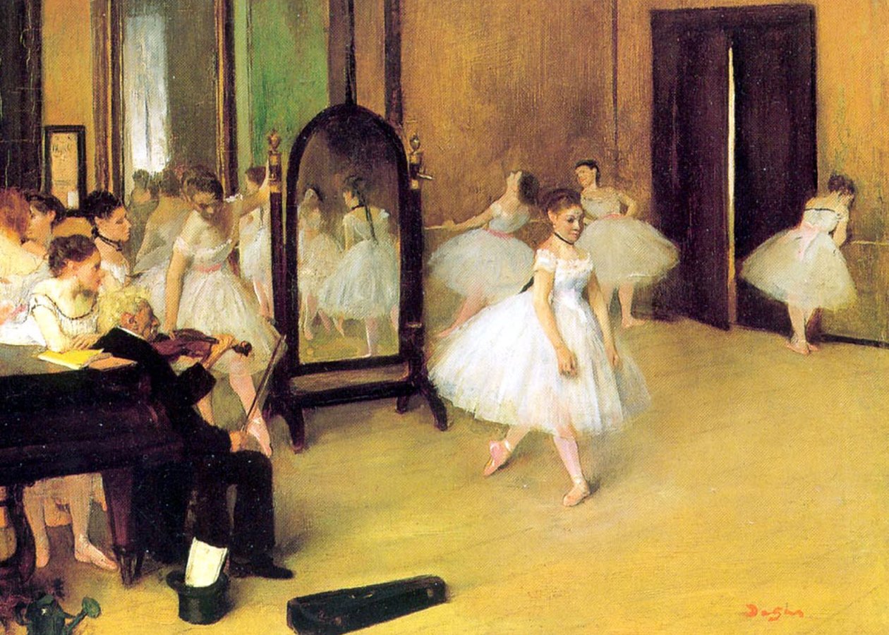 Dance Class by Edgar Degas