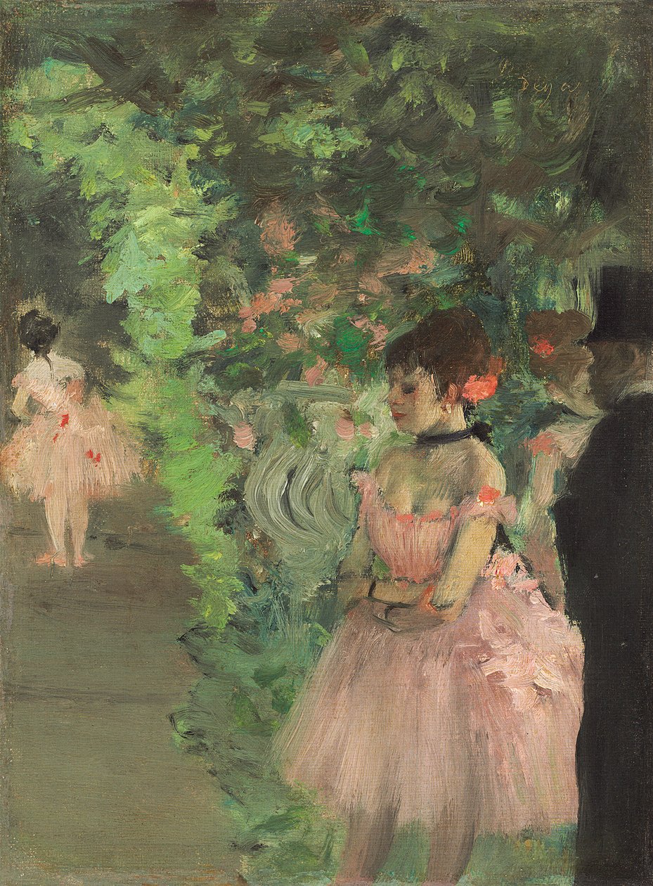 Dancers Backstage by Edgar Degas