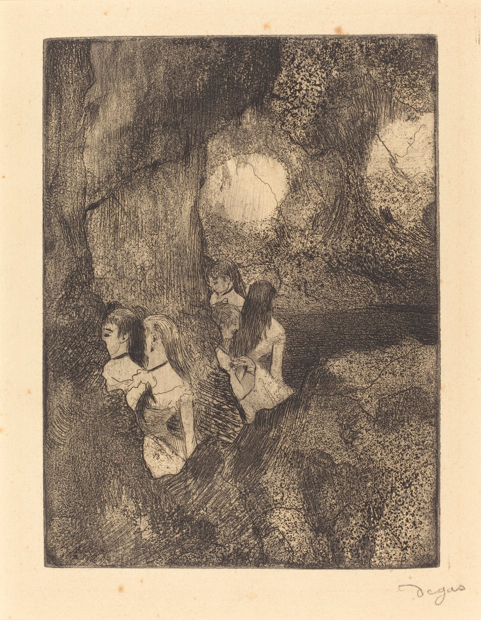 Dancers in the Wings by Edgar Degas
