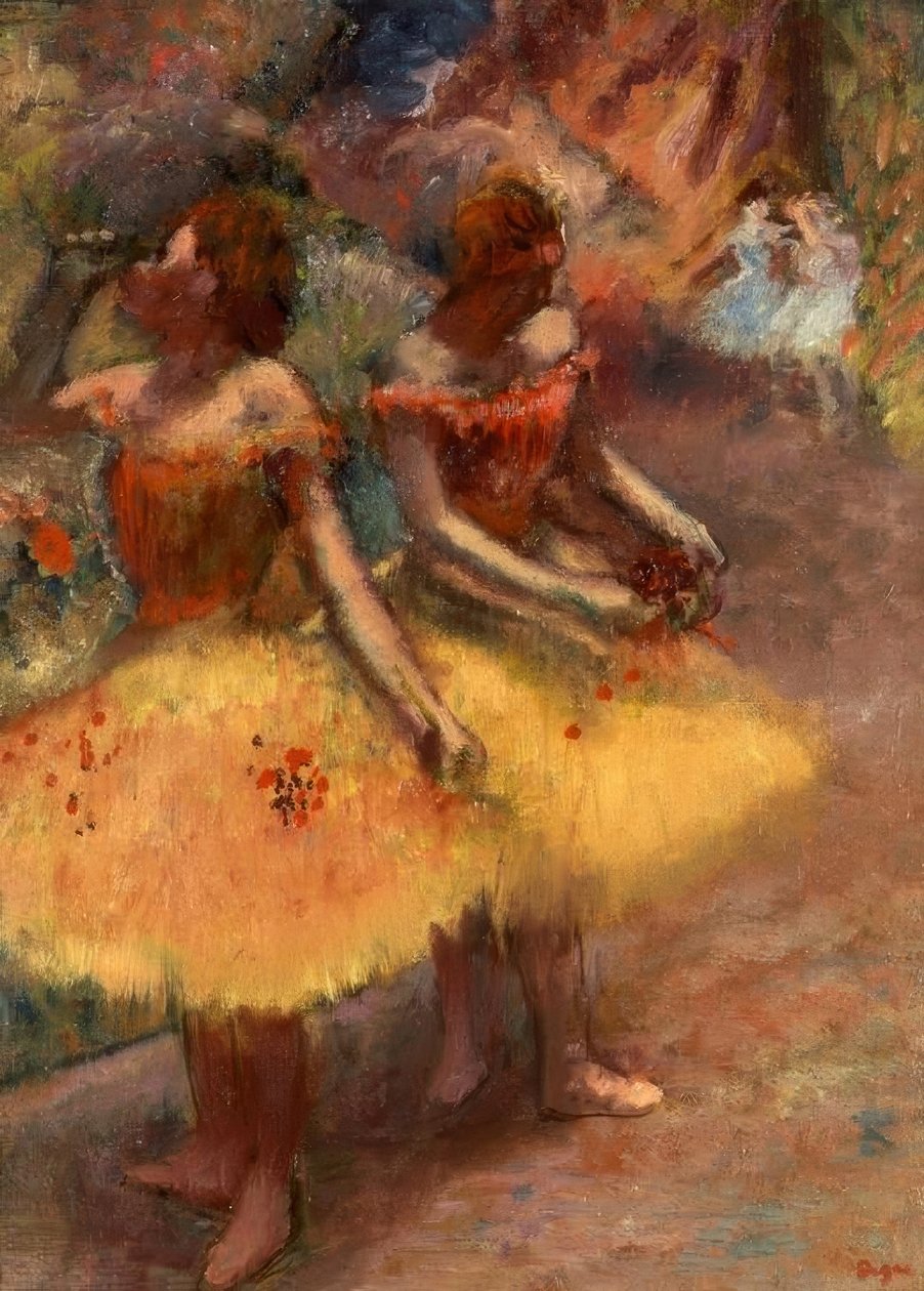 Two Dancers by Edgar Degas
