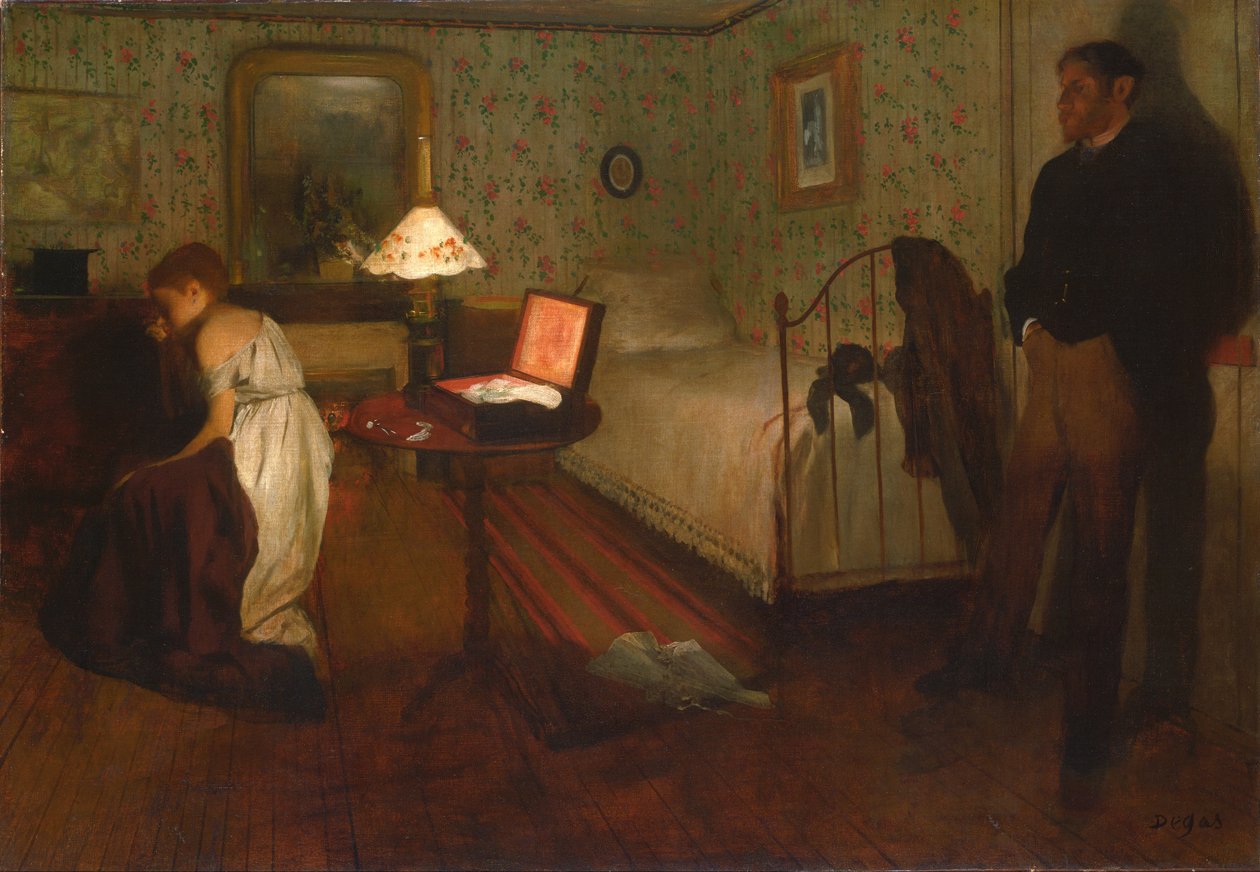 Interior by Edgar Degas