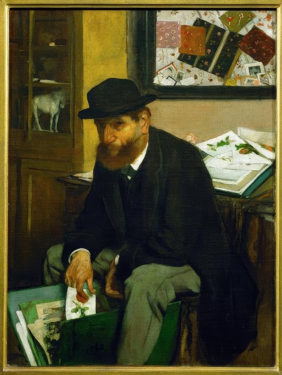 The Print Collector by Edgar Degas