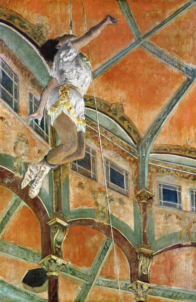 Miss La La at the Cirque Fernando by Edgar Degas