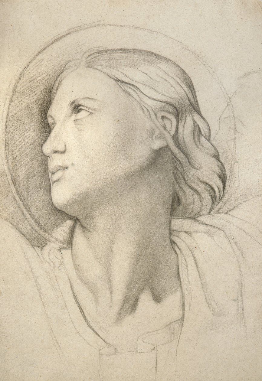Saint Symphorian After Ingres by Edgar Degas