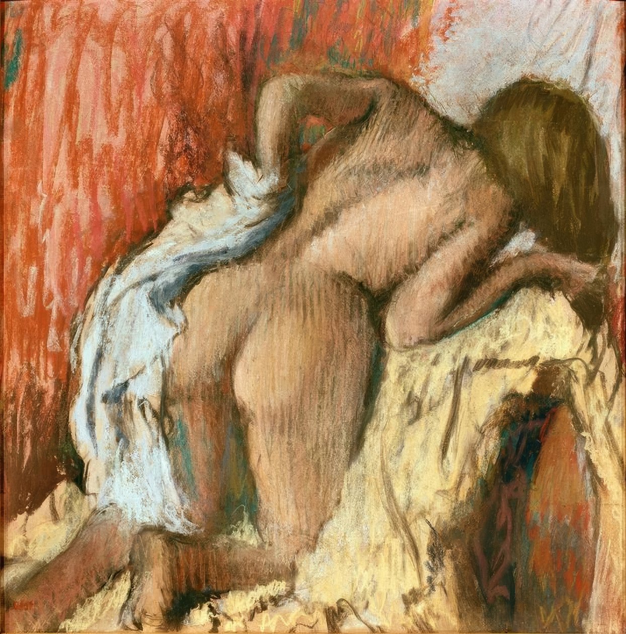 Woman Drying Herself by Edgar Degas