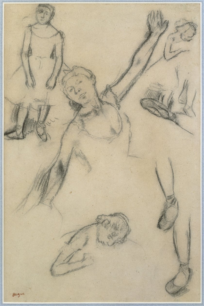 Study of Dancers by Edgar Degas