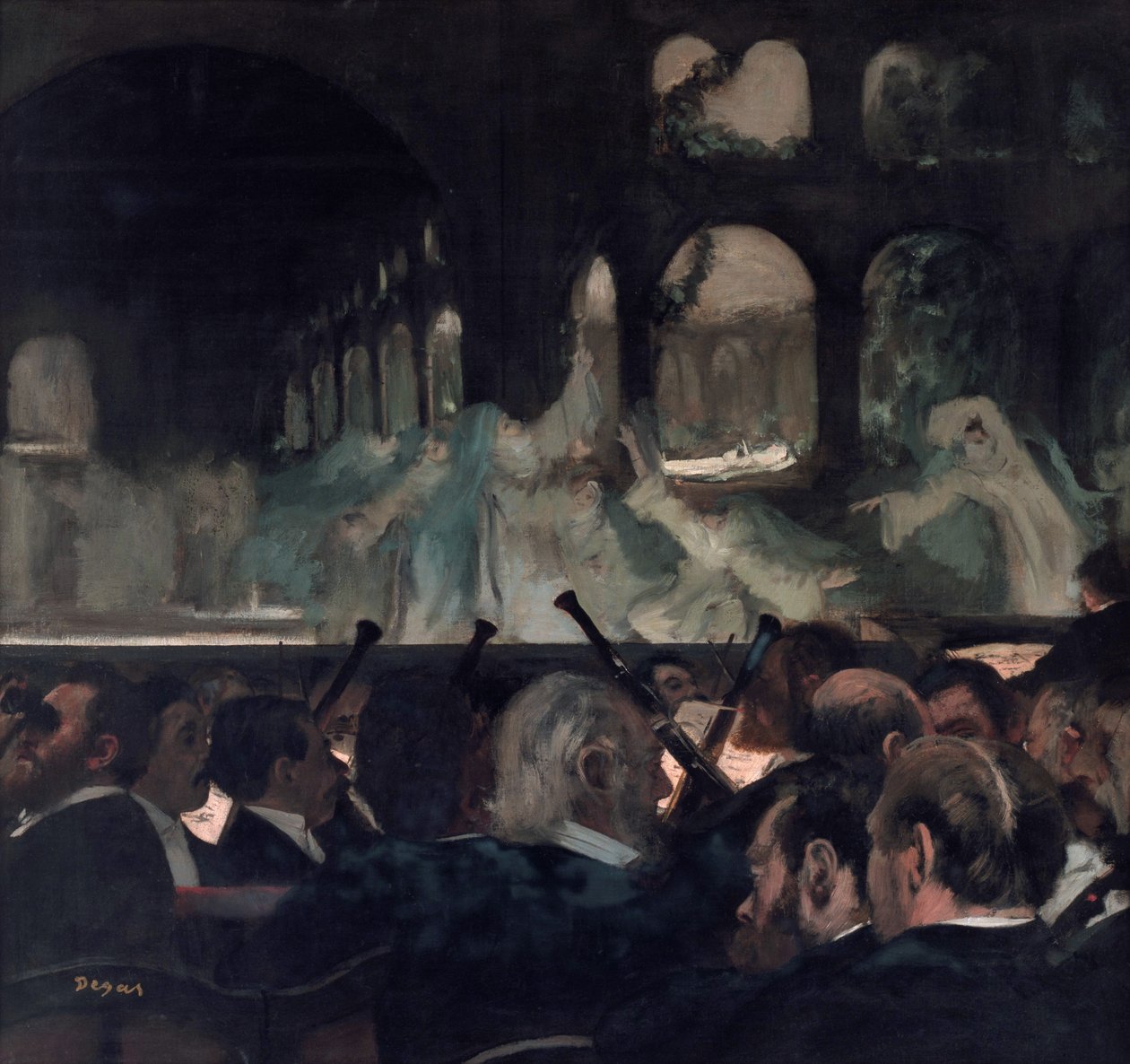 The Ballet Scene by Edgar Degas