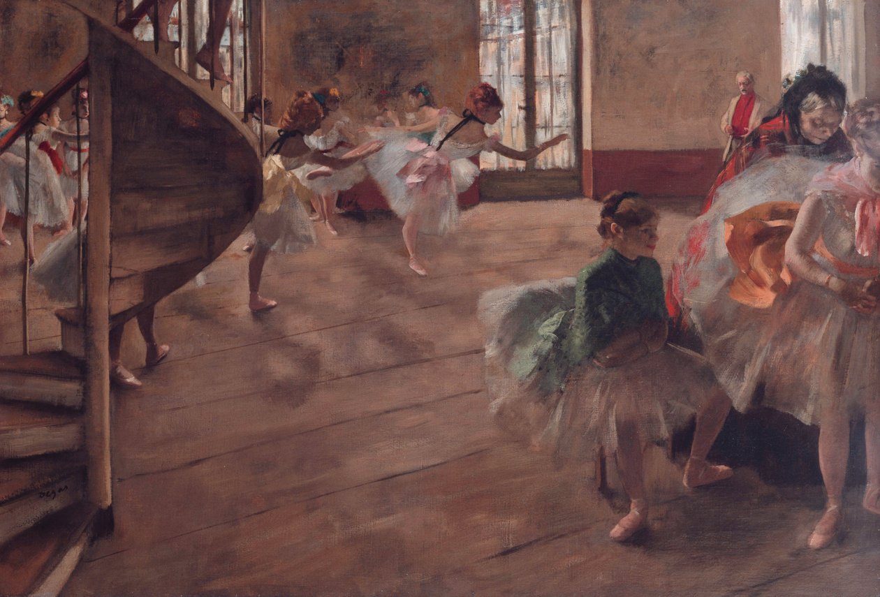 The Rehearsal by Edgar Degas