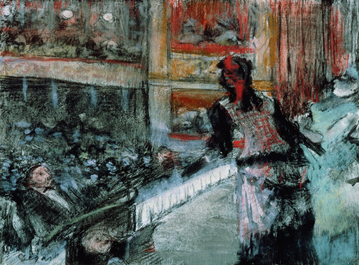 Theatre Scene by Edgar Degas