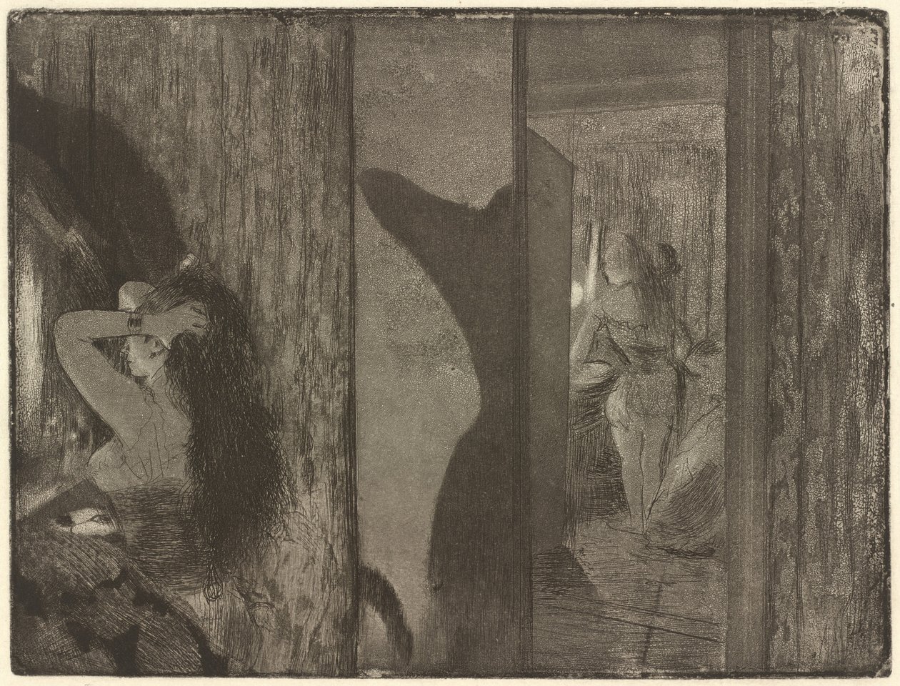 Actresses in Their Dressing Rooms by Edgar Degas