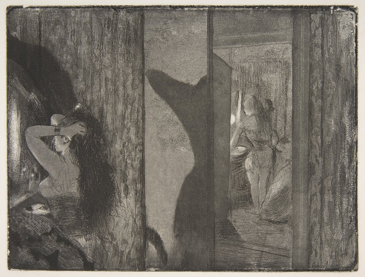Actresses in Their Dressing Rooms by Edgar Degas