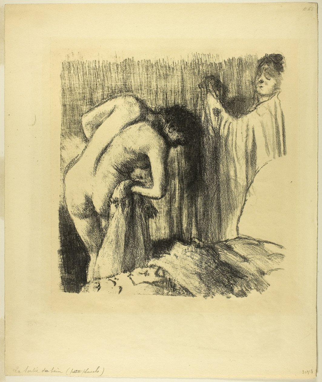 After the Bath III by Edgar Degas