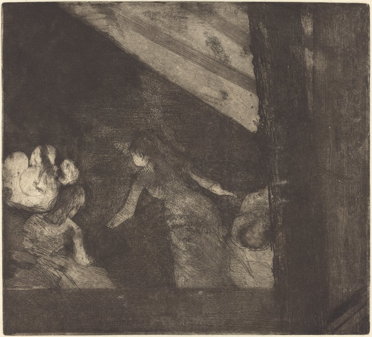 At the Cafe des Ambassadeurs by Edgar Degas